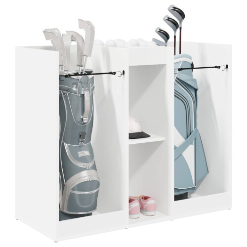 VidaXL vidaXL Golf Cabinet Plain White 102 x 45 x 85.5 cm 2