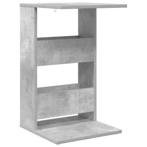VidaXL vidaXL Side Table Concrete Grey 40 x 35 x 60.5 cm Engineered Wood 1