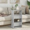VidaXL vidaXL Side Table Concrete Grey 40 x 35 x 60.5 cm Engineered Wood 4