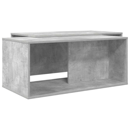 VidaXL vidaXL Coffee Table Set 2 pcs Concrete Grey Engineered Wood 1