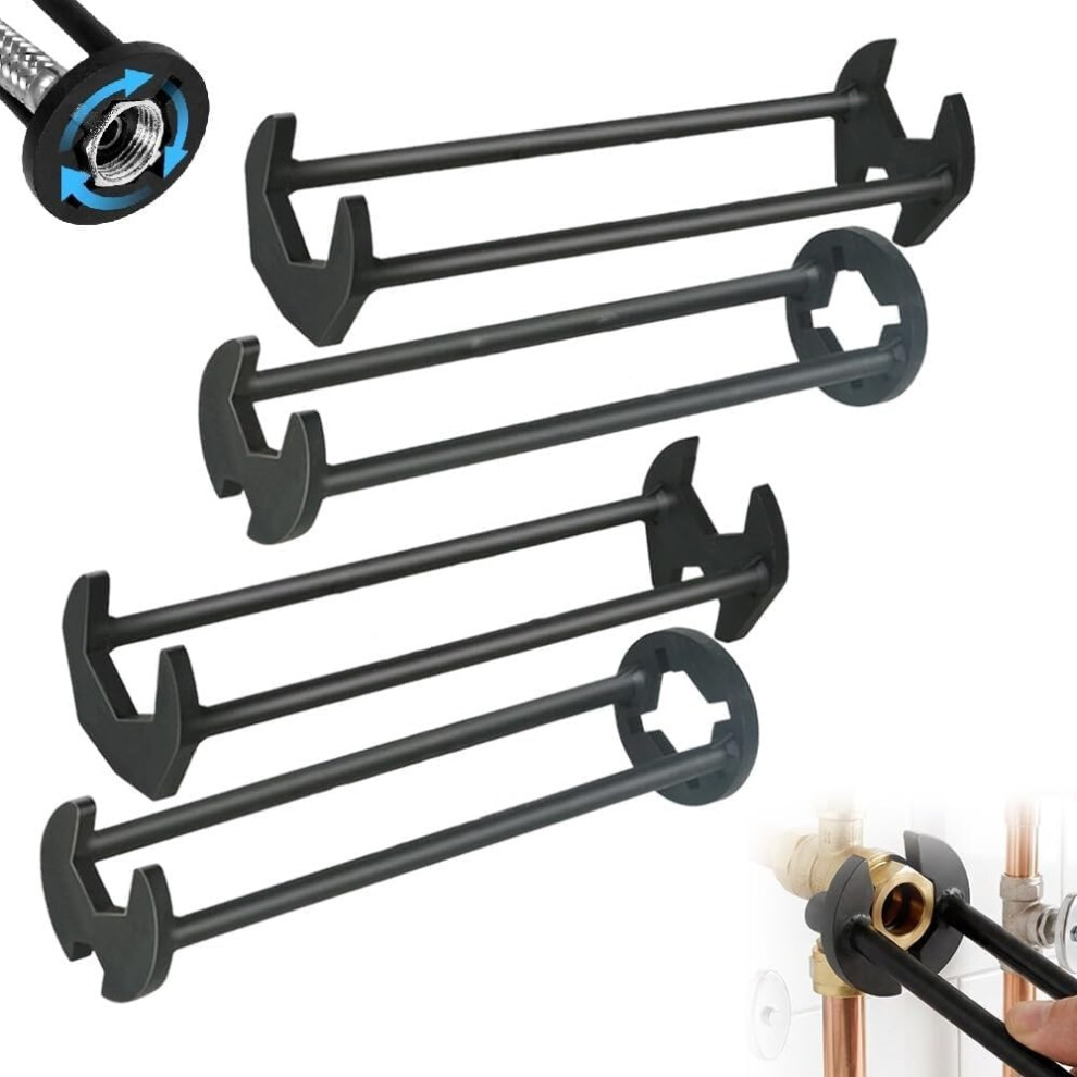 (2 Set, -) 2 Pack Sink Wrench Â Faucet Installation & Removal Tool For Tight Spaces 5437707055432