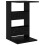 VidaXL vidaXL Side Table Black Oak 40 x 35 x 60.5 cm Engineered Wood 2