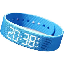 (Blue, -) Orologio sveglia vibrante ricaricabile – Silenzioso per dormiglioni profondi e anziani