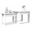 VidaXL vidaXL Coffee Table Set 2 pcs White Engineered Wood 3