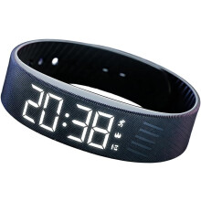 (Black, -) Orologio sveglia vibrante ricaricabile – Silenzioso per dormiglioni profondi e anziani