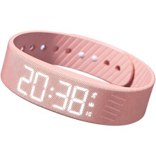 (Pink, -) Orologio sveglia vibrante ricaricabile – Silenzioso per dormiglioni profondi e anziani