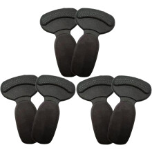 (3pair(black), -) 12 Paio fodere tallone antiscivolo per donna e uomo – Cuscino morbido, stop slittamento tallone e vesciche