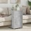 VidaXL vidaXL Side Table Concrete Grey 40 x 35 x 60 cm Engineered Wood 4