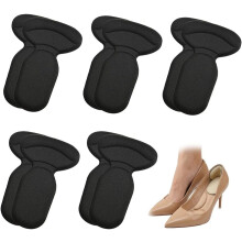 (Black, -) 10 Pz cuscinetti tallone per scarpe troppo grandi – Inserti cuscino posteriori auto-adesivi, antiscivolo
