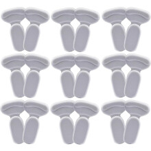 (9pair(gray), -) 12 Paio fodere tallone antiscivolo per donna e uomo – Cuscino morbido, stop slittamento tallone e vesciche
