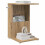 VidaXL vidaXL Side Table Artisan Oak 40 x 35 x 60 cm Engineered Wood 3