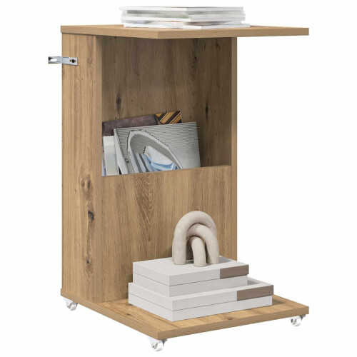 VidaXL vidaXL Side Table Artisan Oak 40 x 35 x 60 cm Engineered Wood 2