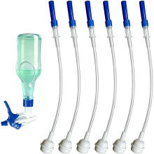 (6pcs, -) 3 pack universell 360 sprayflaskadapter – Viktad slang med kula, upp-och-ned spruta