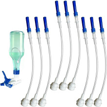 (9pcs, -) 3 pack universell 360 sprayflaskadapter – Viktad slang med kula, upp-och-ned spruta