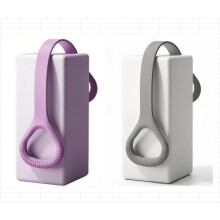 (Purple + Gray, -) Bande Résistance Figure 8 avec Poignées – Corde Tension Silicone 9 kg pour Exercice Bras