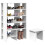 VidaXL vidaXL Shoe Cabinet with Shelf 2 pcs White Engineered Wood 3