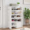VidaXL vidaXL Shoe Cabinet with Shelf 2 pcs White Engineered Wood 4