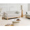 Beliani Sofa 2 Seater ALNOR Fabric Light Grey 2