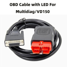 OBD2 Cable Main with Lights Scanner Car Truck Auto Repair Connector for Mu VD150 and for DS150e Main Storyline B