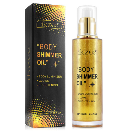 (Gold) Óleo de Brilho Corporal 5 Cores 100ml