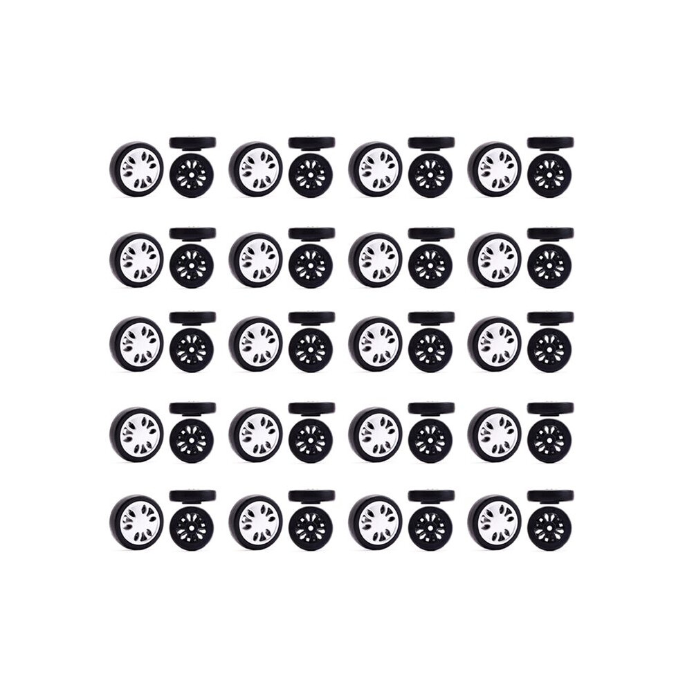 40X Luggage Accessories Wheels Aircraft Suitcase Pulley Rollers Mute Wheel Wear-Resistant Parts Repair 50X12mm 6032759672904