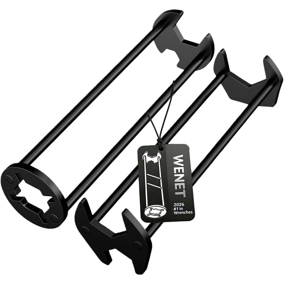 (#B, -) 2 Pack Sink Wrench Â 7 Sizes Adjustable Offset Wrench For Kitchen & Bathroom 5437707055449