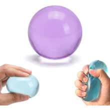 (Purple, -) Kookosöljy stressipallo