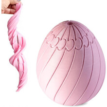 (Pink, -) Œuf Fidget Twisty – Œuf Pâques Glissant Glissant 3D, Cadeau Panier Garni