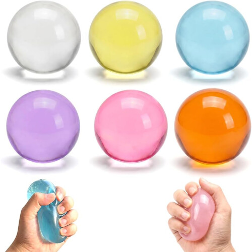 (6pcs, -) Kookosöljy stressipallo