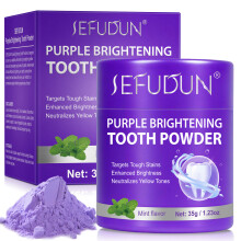 Pó de beleza de dente roxo 35 g/caixa