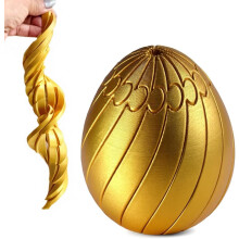 (Gold, -) Œuf Fidget Twisty – Œuf Pâques Glissant Glissant 3D, Cadeau Panier Garni