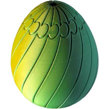 (Green, -) Œuf Fidget Twisty – Œuf Pâques Glissant Glissant 3D, Cadeau Panier Garni