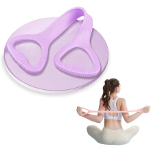 (Purple, -) Bandes Résistance Silicone Figure 8 – Élastiques pour Musculation, Bras, Dos, Épaules, Yoga