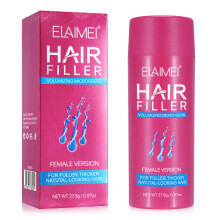 Pó de fibra de cabelo portátil feminino, pó de fibra multicolorida 27.5 g/caixa