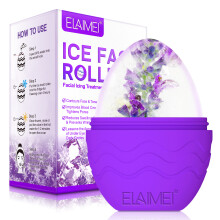 (Purple) Molde de silicone em formato de ovo disponível em 4 cores