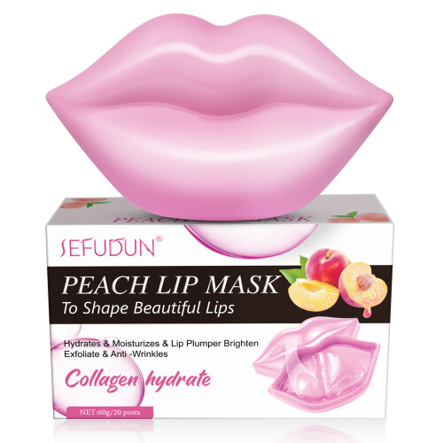(Peach flavor) Máscara labial 20 peças/caixa