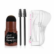 (Medium brown) Sobrancelha Shaping Powder Hairline Sobrancelha Cartão Sobrancelha Escova Sobrancelha Pó Conjunto
