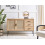 Beliani 2 Door Sideboard PASCO Light Brown 2