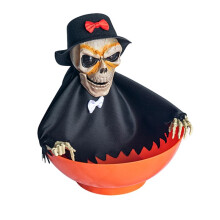 Halloween Candy Bowl Candy Dish with Motion Halloween Candy Bowl Fruit Bowls with Light Eyes and Creepy Sound D