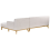 Beliani Corner Sofa 3 Seater SIMOS Fabric Light Grey Left Hand 5