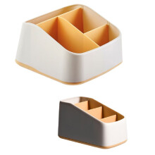 Desktop Storage Box Dresser Organizer Multifunctional Desk Organizer Office Stationery Yellow