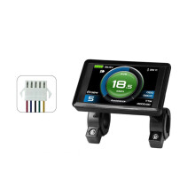 KT-TF02H Color Display 36V 48V Screen Panel SM Connector Electric Bicycle Lithium Battery Conversion Accessories