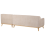 Beliani Corner Sofa 3 Seater SIMOS Chenille Beige Left Hand 6