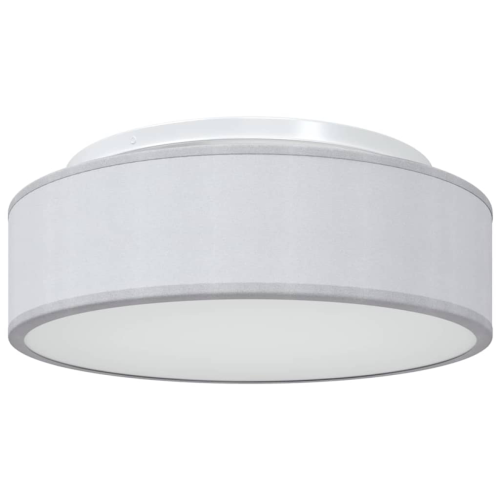 VidaXL vidaXL Deckenlampe mit Strahlern Grau 38 x 38 x 13,5 cm Stoff 1