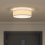 VidaXL vidaXL Deckenlampe mit Strahlern Grau 38 x 38 x 13,5 cm Stoff 4