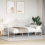 VidaXL vidaXL Daybed Frame White 80 x 200 cm Steel 3