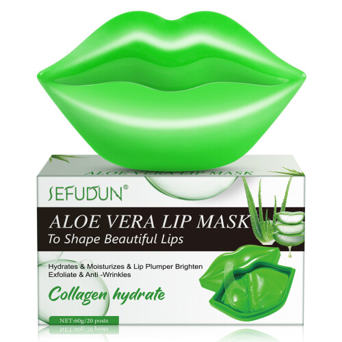 (Aloe flavor) Máscara labial 20 peças/caixa