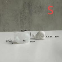 (S) NEW Crystal Epoxy Resin Mold Cute Snail Animal Silicone Casting Mold Snail Making Home Decor Plaster Mold