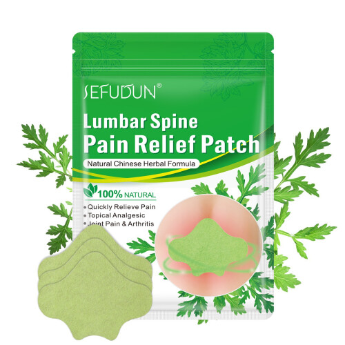 (Lumbar vertebra patch) Vértebra Cervical e Patches de Joelho 12 Patches/saco