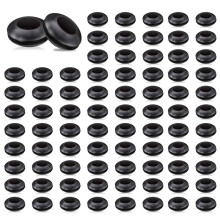 250 Pack Airlock Grommet, Fermenter Cover Ring for Mason Jars,Plastic Cooker Cover, 1.59 cm OD and 0.95 cm ID
